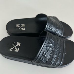 Authentic Off-White Slippers Size 8.5